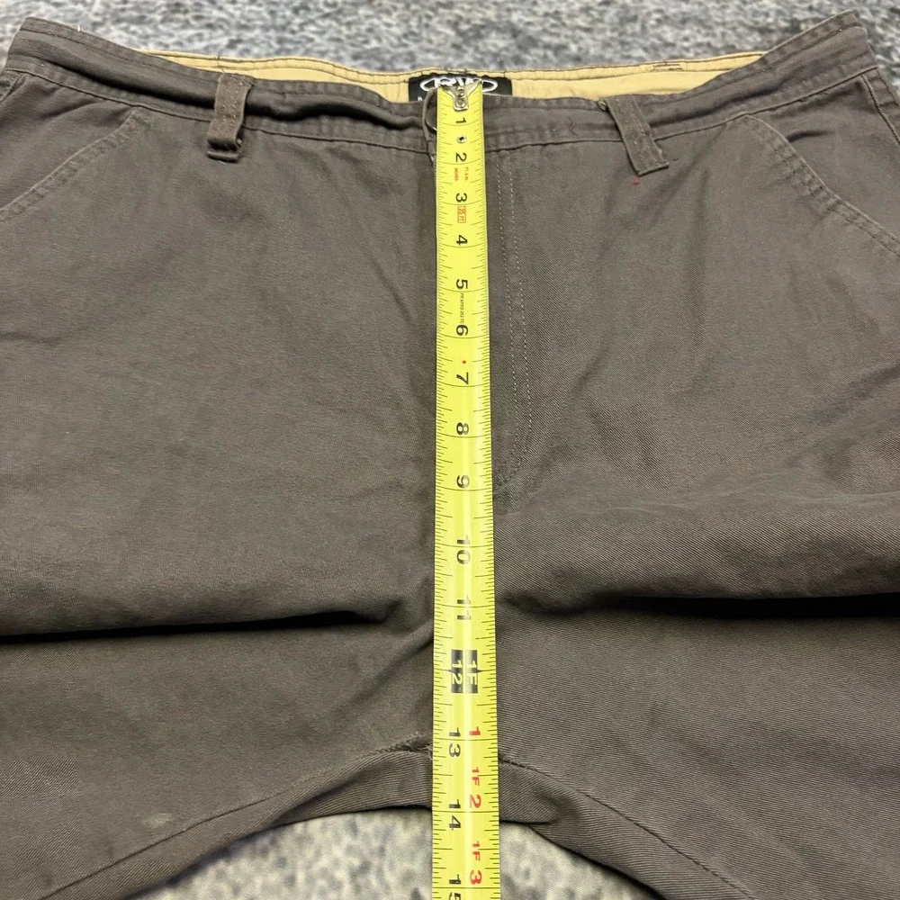 Rugged Wear Cargo Shorts Mens 38 Brown Outdoor Utility Hiking Skater Y2K